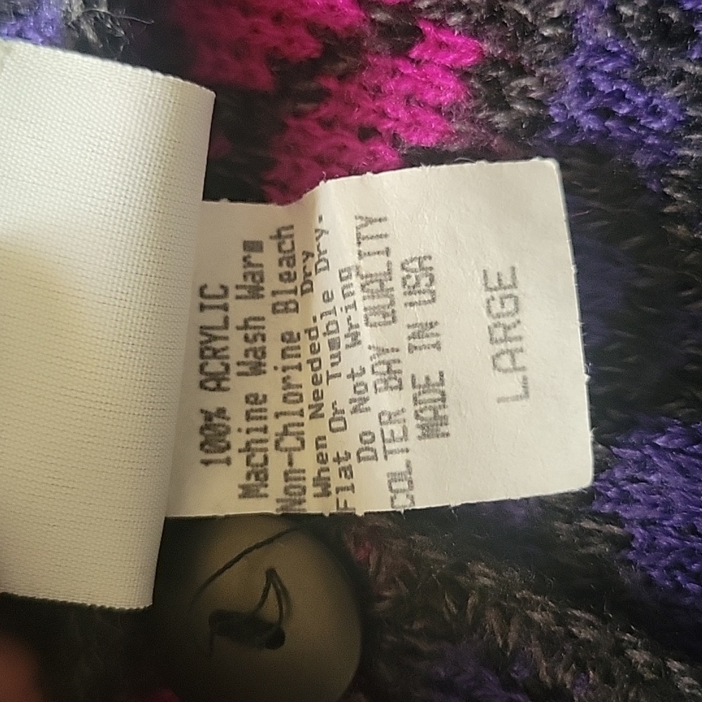 Classic Elements | 80s Vintage Patchwork Knit Vest - image 7